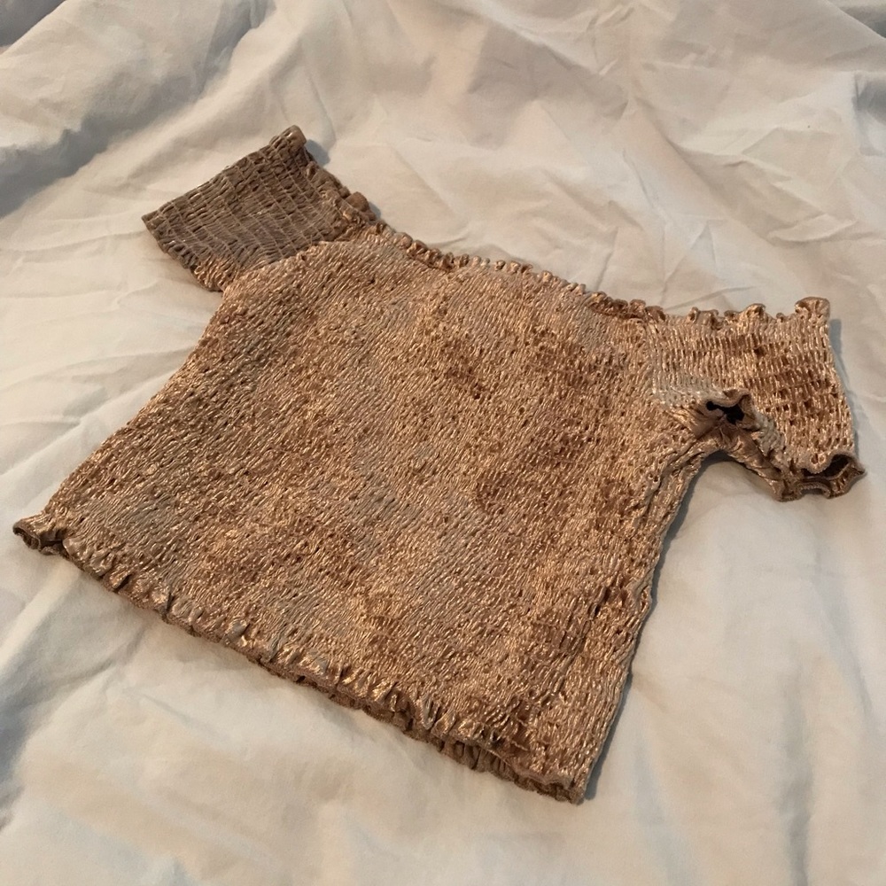 lilac off shoulder top